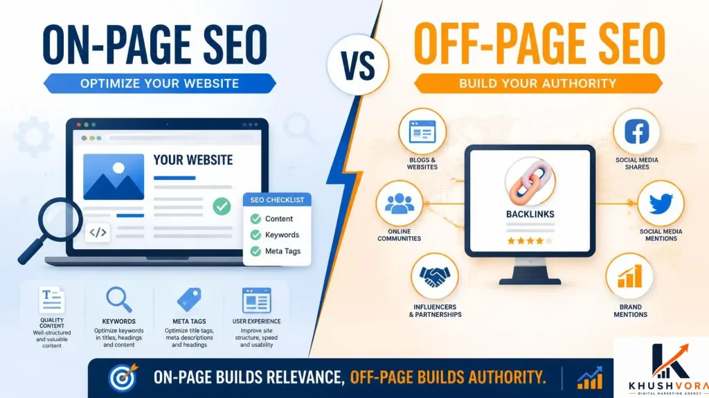 On-Page SEO vs Off-Page SEO