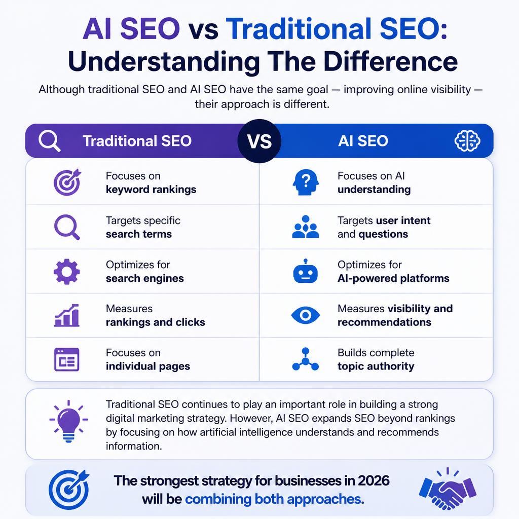 AI  SEO vs Traditional SEO Difference

